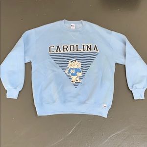 Vintage Russell Athletic UNC Crew Neck Sweatshirt